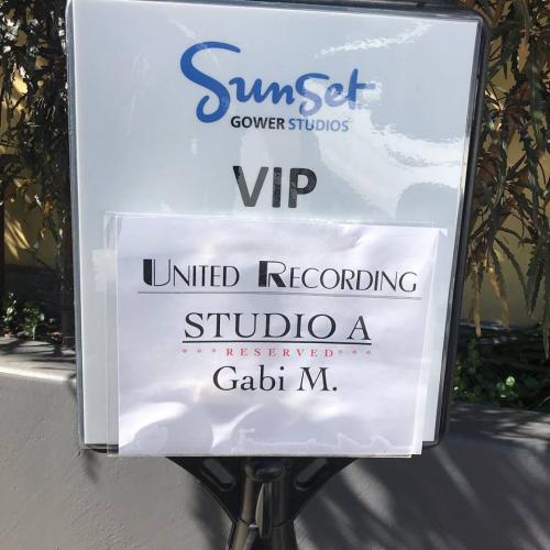 Session in Sunset Studios